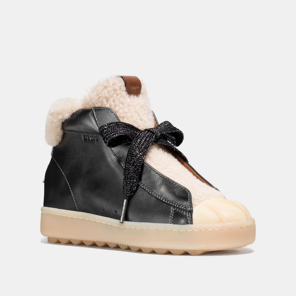 Coach hightop hiker metallic size 10